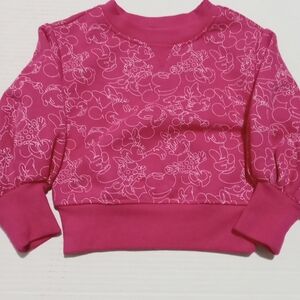 Disney Minnie mouse pink sweater Size 2